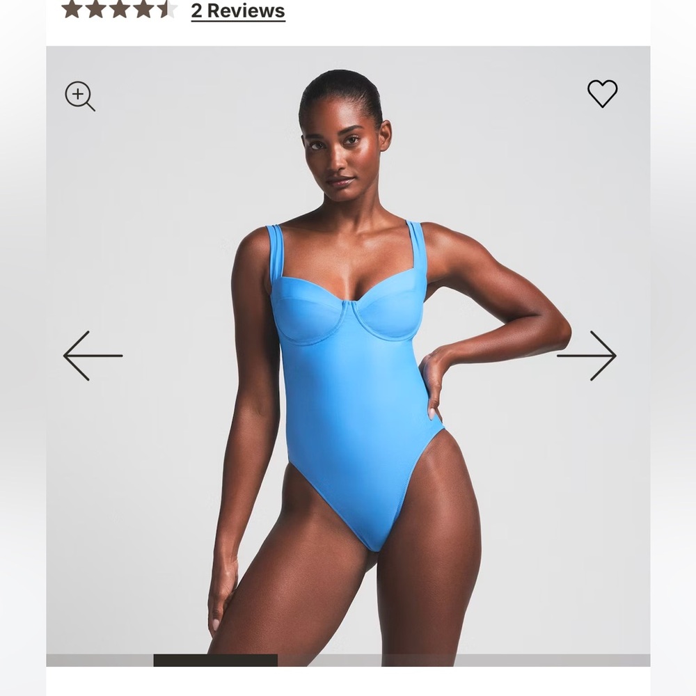 Skims underwire one piece size Xl in the color tide